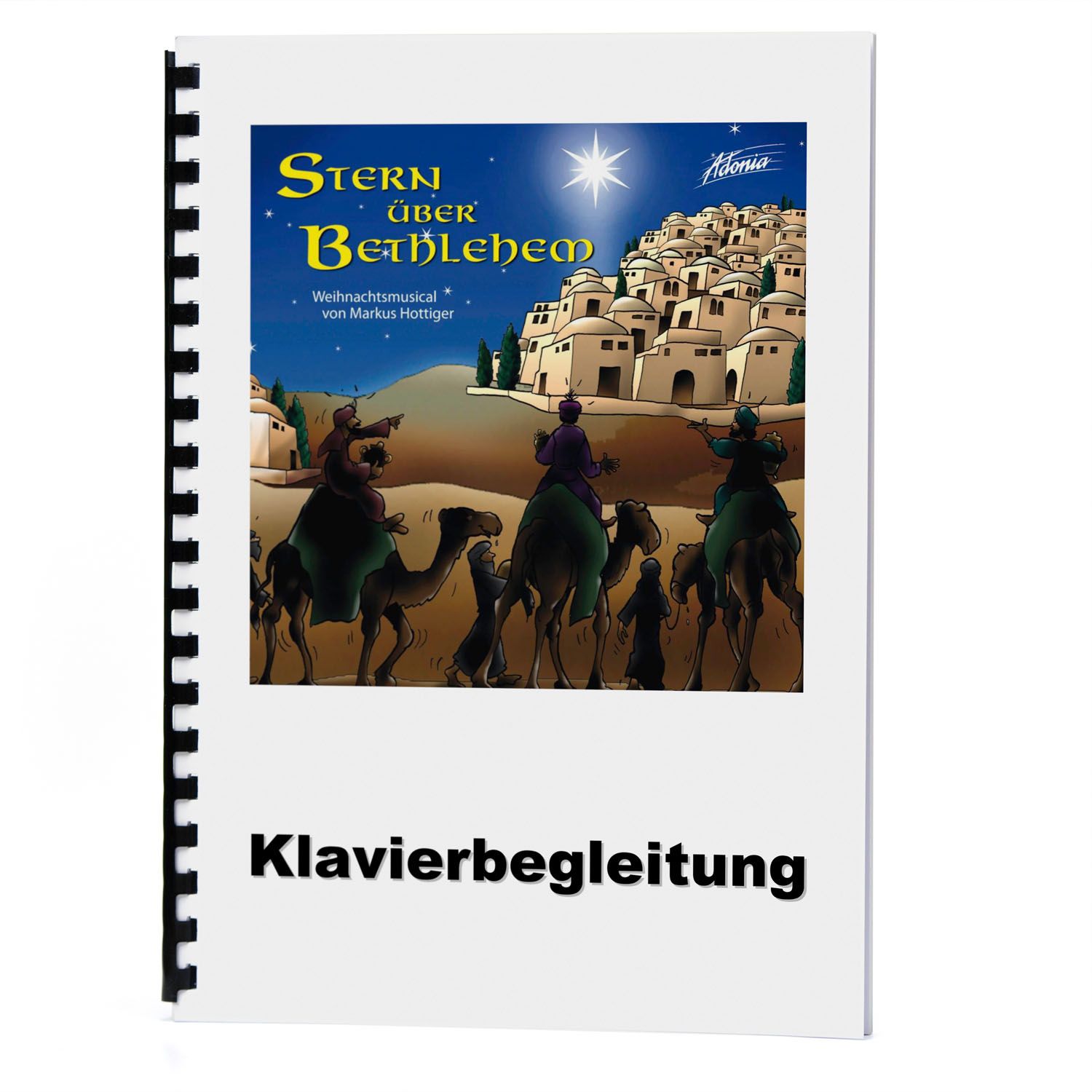 stern über bethlehem mit noten